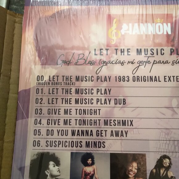 Shannon Let The Music Play 40th Anniversary Autographed Lp + Free RARE! - Picture 4 of 8